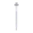 5.5 x 100mm (5/16" Hexagon Head) Self Drill Screws, Metal to Metal, Bright Zinc Plated For Steel 4-12.5mm Thickness with 16mm EPDM Washer ZH100W16B
