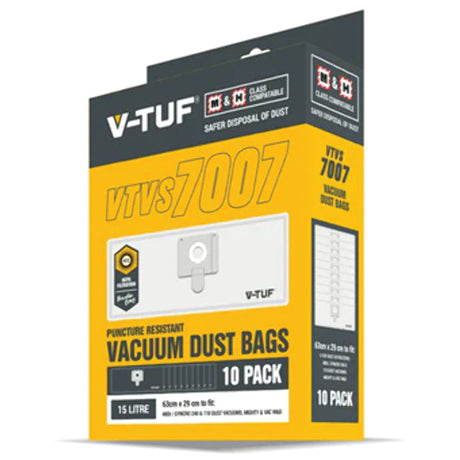 V-TUF Pack of 10 Bags To Fit V-Tuf Mighty Range. VTVS7007