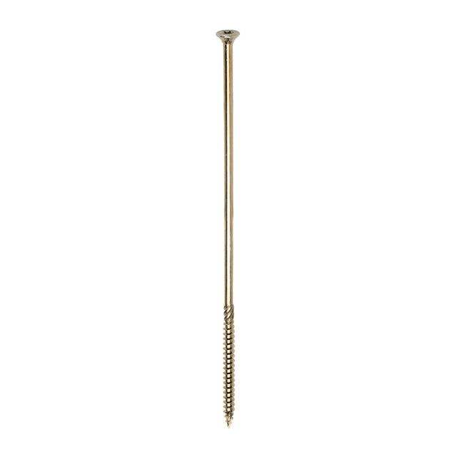 8.0 x 275 Timco Countersunk TX40 Clamp Fix C2 Woodscrews Yellow 80275C2C