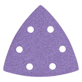 Trend 93mm Aluminium Oxide Delta Sanding Sheet 120 Grit (Pack of 10) AB/OSC/120A