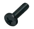 M5 x 6 Pan Pozi Machine Screw Mild Steel Chemi Black, DIN 7985