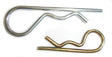 2 x 40mm Steel Zinc Plated R-Clip for 9-14mm Shaft Sizes