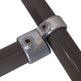 Short Tee Swivel C25 Size 9 (G50) Handrail Fitting, Galvanised 148-D60 (Kee Klamp Compatible 19-8)