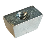 M8 Vee Nut Mini (Wedge Nut) To Suit Rib Deck 60, Mild Steel, Bright Zinc Plated