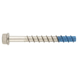M10 x 70 Hex Flange Bimetal Concrete Anchor, Stainless Steel A4, TXE10070