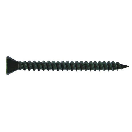 3.9mm x 35mm Dense Board Drywall Screws, Black Phosphate, No.2 Phillips