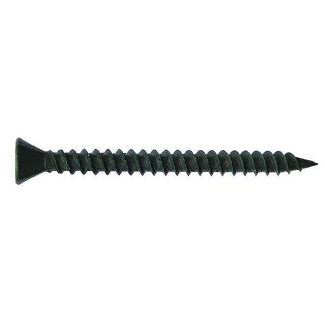 3.9mm x 35mm Dense Board Drywall Screws, Black Phosphate, No.2 Phillips
