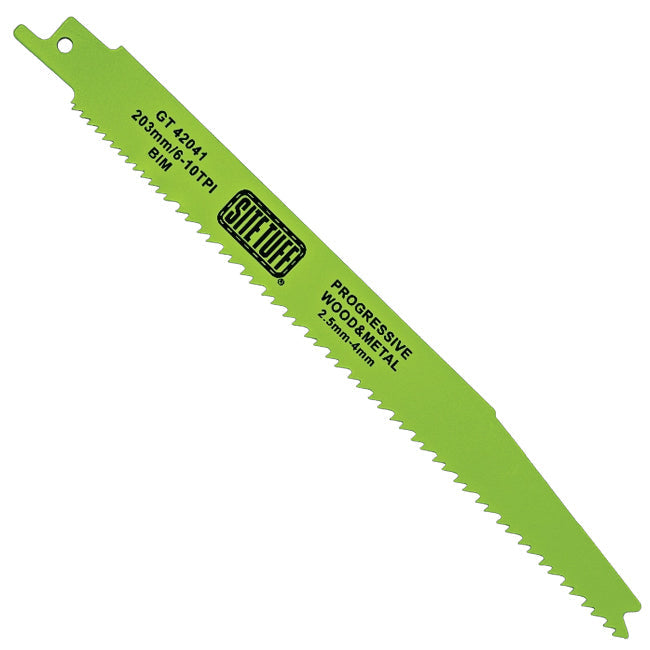 Site Tuff S2345XF 6-10tpi 203mm Sabre Saw Blade (Pack of 5) GT42041