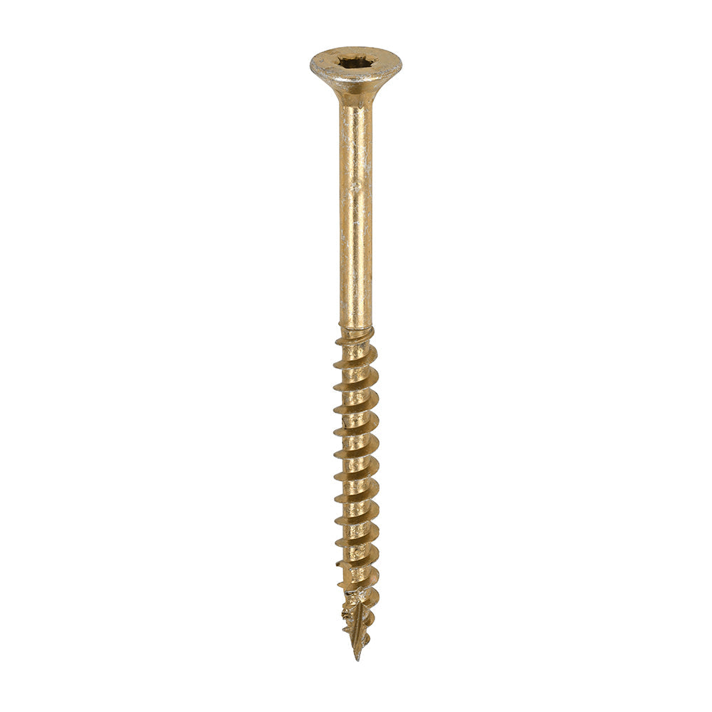 5.0 x 70 Timco Countersunk TX25 Clamp Fix C2 Woodscrews Yellow (Tub of 375) 50070C2CTUB