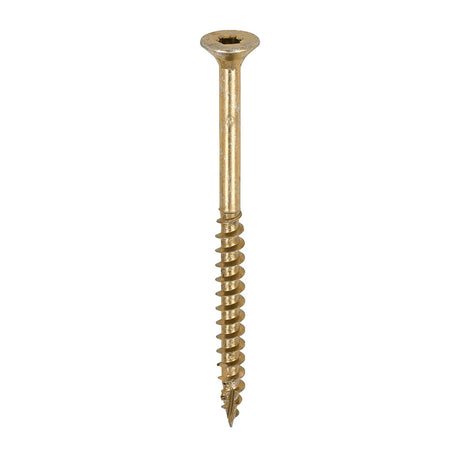 5.0 x 70 Timco Countersunk TX25 Clamp Fix C2 Woodscrews Yellow (Tub of 375) 50070C2CTUB