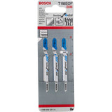 Bosch T118EOF 83mm Jigsaw Blade for metal 1.5-4mm (Pack Of 5) P/No. 2 608 634 237