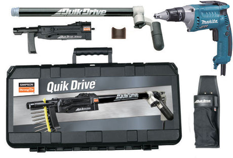 Quikdrive Full Kit for Mezzanine Floor QD76 with Makita FS2300 Screw Gun 240v
