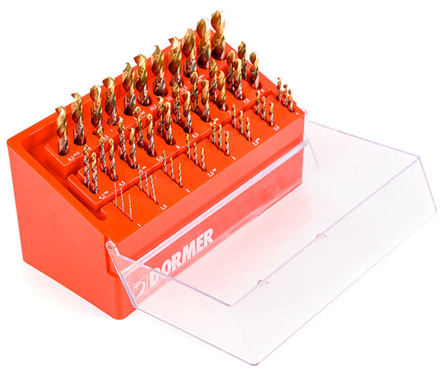 Dormer 55 Piece (Drill Boy) A002 HSS Drill Bit Set 1mm-13mm x 0.5mm A099 DRILLBOYXL