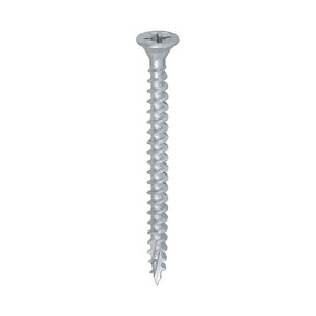 Timco 4.0 x 50 Countersunk Pozi Pz2, C2 Exterior Screws, Silver Organic