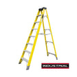 Jefferson 8 Tread x 2.09M Fibreglass Painters Step Ladder, EN131. JEFLADFGLS08