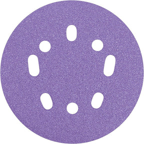 Trend Aluminium Oxide 125mm Random Orbit 240 Grit Sanding Discs, AB/125/240A, Pack of 10