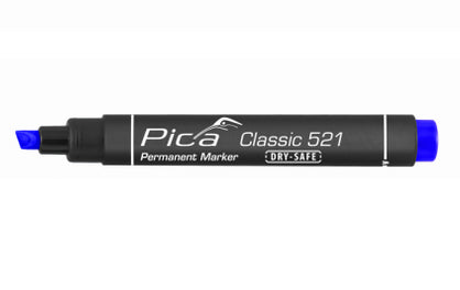 Pica 521/41 Permanent Marker Chisel Tip 2-6mm Blue