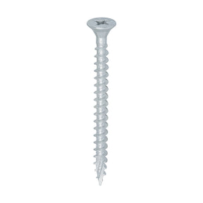 Timco 5.0 x 60 Countersunk Pozi Pz2, C2 Exterior Screws, Silver Organic