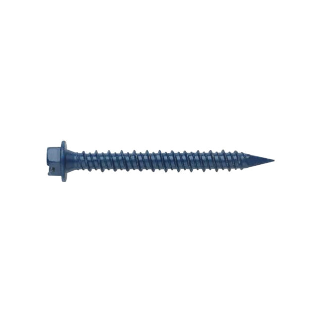 6.5 x 70 Hexagon Slot Blue Masonry Screws