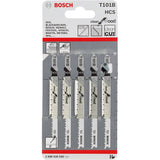Bosch T101B 100mm Jigsaw Blade for wood 3-30mm (Pack Of 5) P/No. 2 608 630 030