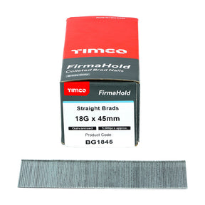 Firmahold 18g x 45mm Galv Air Electric Brad (5000 nails per box) BG1845