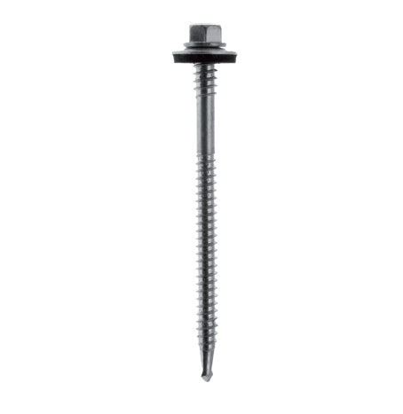 5.5 x 105mm Composite Panel Screw 1.2 - 4.0mm Light Gauge, 16mm Washer Bi-metal A4 A4BMHT105-3