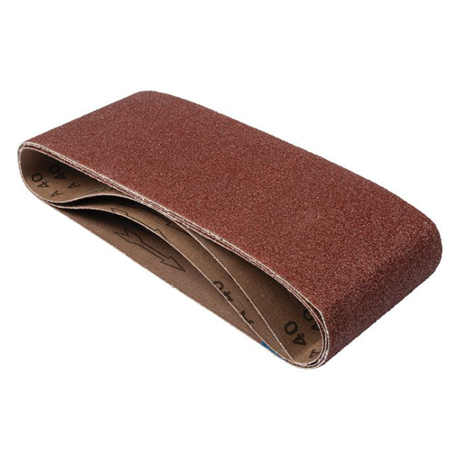 Trend 100 x 610mm Aluminium Oxide Sanding Belt 120 Grit (Pack of 3) AB/B100/120A