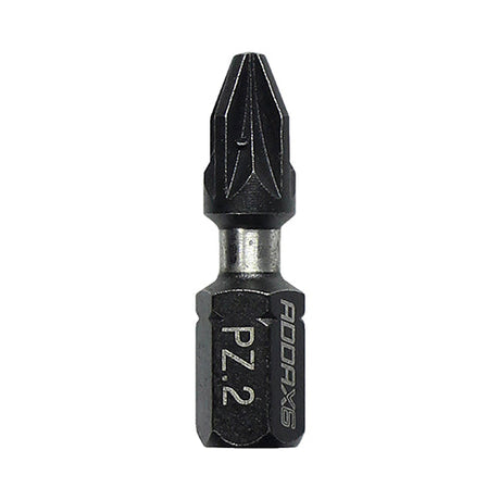 PZ2 x 25mm Addax X6 Impact Screwdriver Bit (Pack of 10) 2PZ25X6