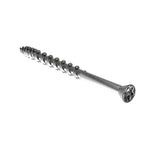 Tongue-Tite Plus 3.5 x 32mm Countersunk Torx T10 Woodscrew, Net Coat Stainless Steel A2. TFTTS03532
