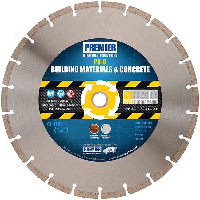 350mm x 20mm 3 Star Diamond Blade for Concrete & Masonry DP15019 P3/B