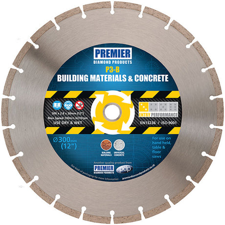 350mm x 20mm 3 Star Diamond Blade for Concrete & Masonry DP15019 P3/B