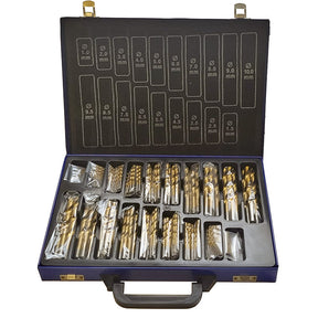 PTI 170 Piece HSS Ground Drill Bit Set 1mm-10mm x 0.5mm PTI0133
