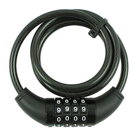 Timco 8mm x 1M Combination Vinyl Coated Cable Lock CL1000
