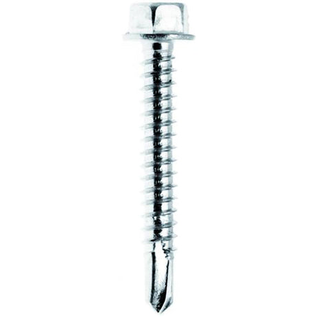 5.5 x 50mm Hexagon Tek 3, 1.2 - 4.00mm Light Gauge, Bi-Metal Stainless A2 BMHH5.5-50-3