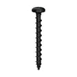 Exterior-Tite 4 x 30mm Pan Pozi PZ2 Woodscrew, Net Coat Black. TFETPB4030
