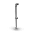 Grey 1100mm End Stantion MHST01G