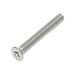 M4 x 40 Machine Screw, Countersunk Pozi No.2 Stainless Steel A2 (304)
