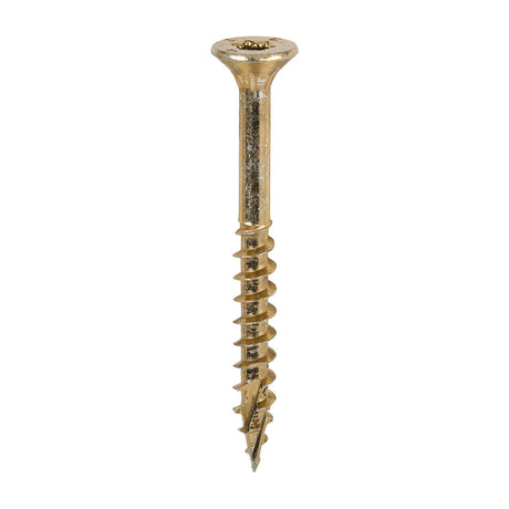 5.0 x 50 Timco Countersunk TX25 Clamp Fix C2 Woodscrews Yellow (Tub of 600) 50050C2CTUB