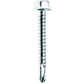 5.5 x 25mm Hexagon Tek 3, 1.2 - 4.00mm Light Gauge, Bi-Metal Stainless A4 A4BMHH5.5-25-3