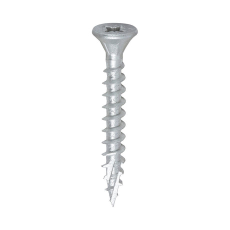 Timco 5.0 x 40 Countersunk Pozi Pz2, C2 Exterior Screws, Silver Organic