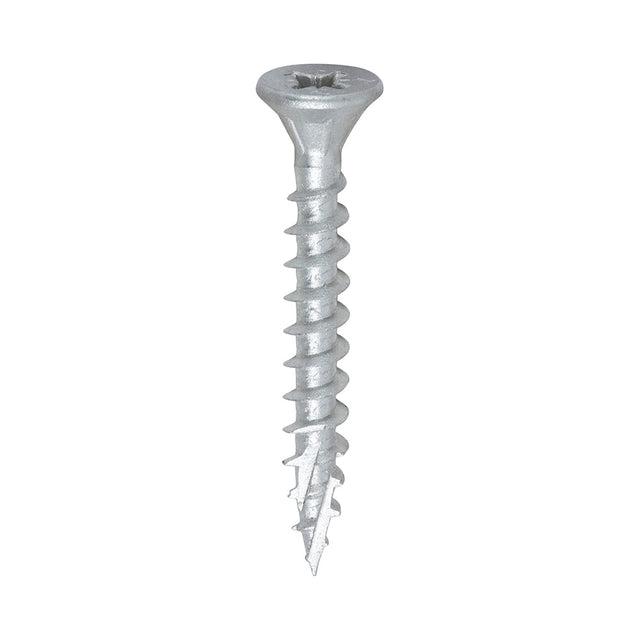 Timco 5.0 x 40 Countersunk Pozi Pz2, C2 Exterior Screws, Silver Organic