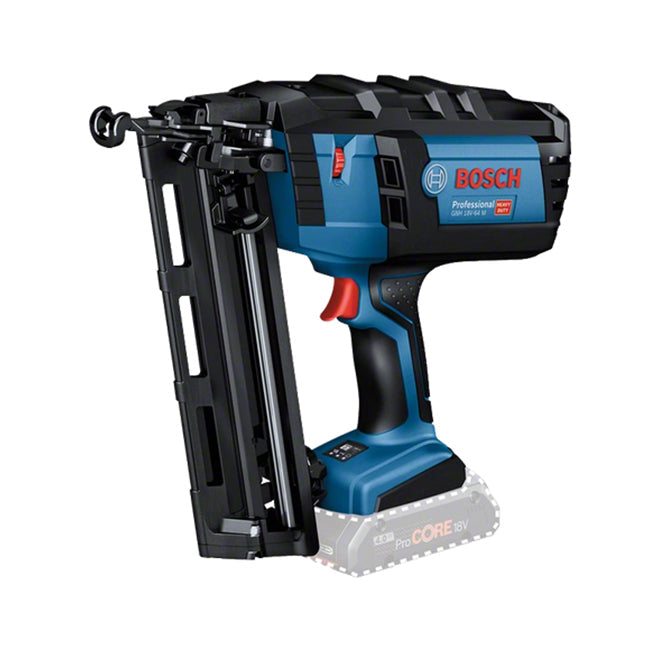 Bosch GNH 18V 64 Finish Nailer, Bare In L-BOXX