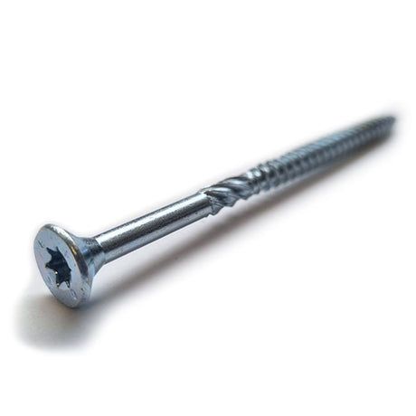 6.0 x 100mm Evolution Countersunk Torx T30 Woodmaster Woodscrew, Bright Zinc Plated