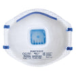 Portwest P201 - FFP2 Valved Cup Flat Face Mask (Pack of 10)