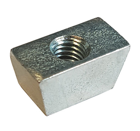 M6 Vee Nut Mini (Wedge Nut) To Suit Rib Deck 60, Mild Steel, Bright Zinc Plated