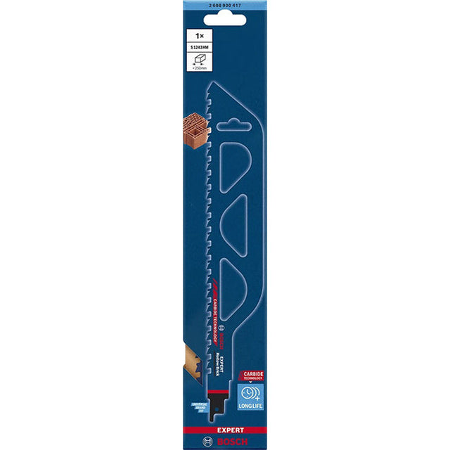 Bosch S1243HM 300mm Endurance for Brick Reciprocating Sabre Saw Blade 2 608 650 355