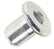 M6 x 15mm Joint Connector Nut, Steel Bright Zinc Plated