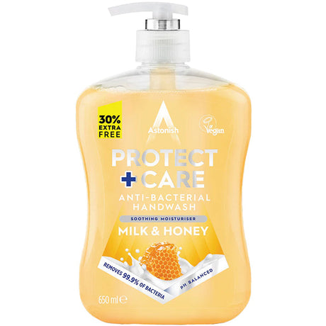Astonish Milk & Honey Antibacterial Hand Wash 600ml