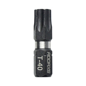 T40 X 25mm Addax X6 Impact Screwdriver Bit (Pack of 10) 40TX25X6