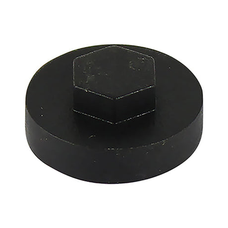 16mm Cover Cap Black to suit hexagon head self drill screws with 16mm washers